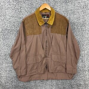 Vintage 10X Jacket Mens XL Hunting Shooting Game Bag Coat USA Talon Zip 60s 70s